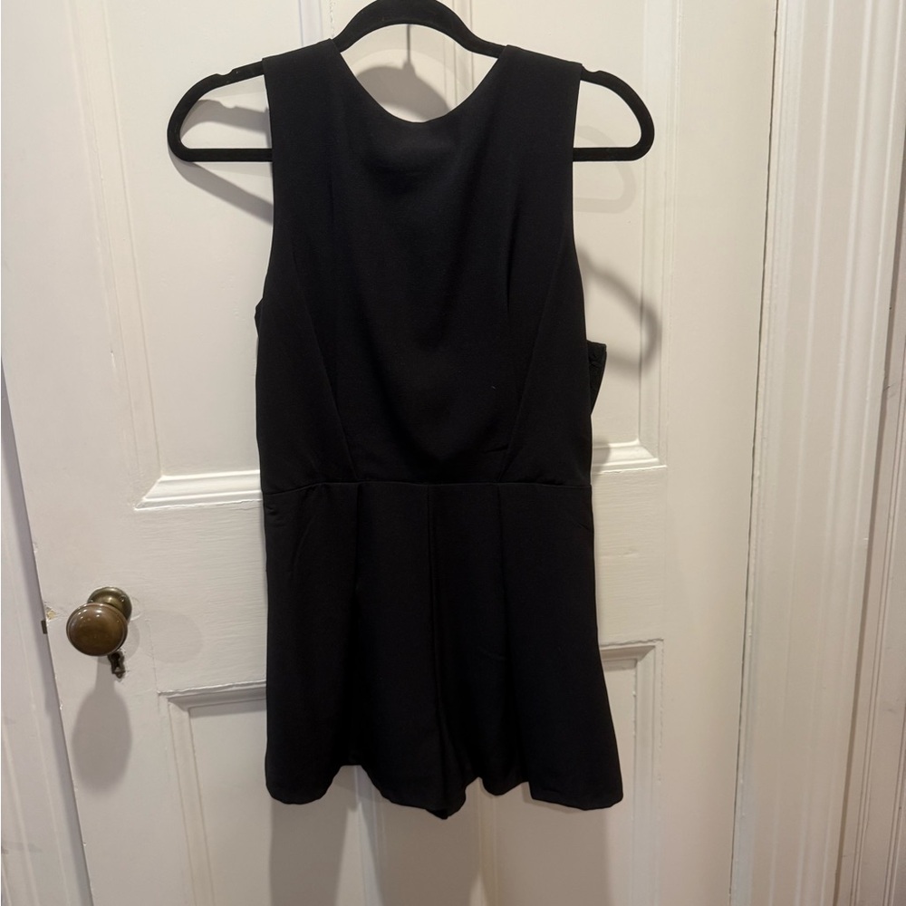 Aqua Black Lace Detail Garment